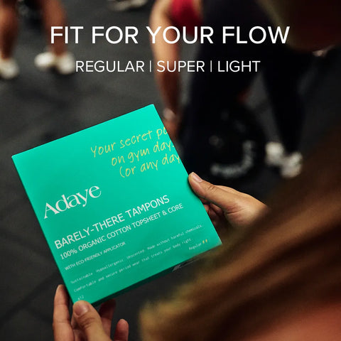 Adaye Organic Cotton Tampons - Light (Box of 12)