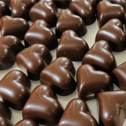 Organic Truffle Peanut Butter Hearts
