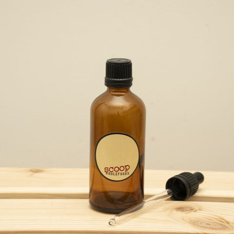 Amber Bottle 100ml with Dropper