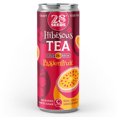 Cold Brew Hibiscus Tea & Passionfruit 330ml