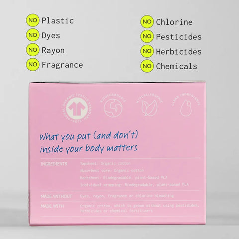 Adaye Organic Cotton Liners (Box of 12)