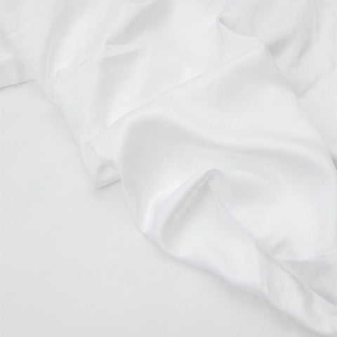 Heveya Bamboo Duvet Sheet Set - Super King White