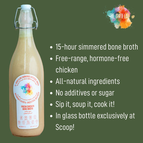 The Broth Lab Fresh Chicken Bone Broth 1L