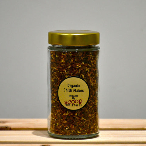 Organic Chilli Flakes 80g