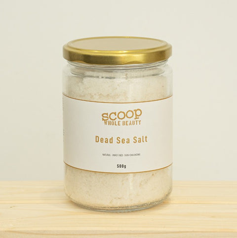 Dead Sea Salt 500g with Wooden Scoop