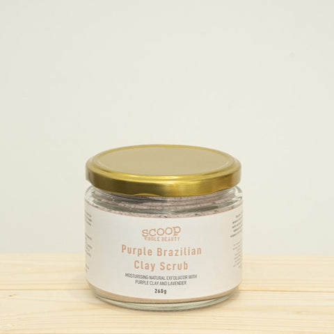 Purple Brazilian Clay Body Scrub 260g