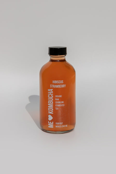 ME Kombucha Hibiscus Strawberry Organic 250ml