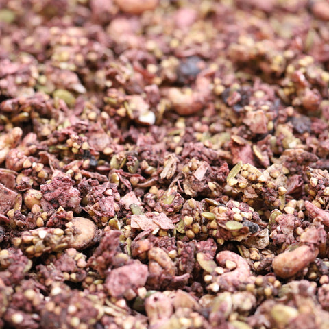 Organic Hibiscus, Lemon & Blueberry Granola - 100g