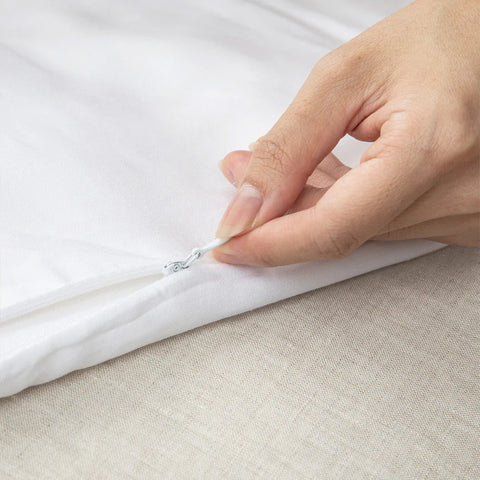 Heveya Bamboo Duvet Sheet Set - Super King White