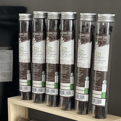Organic Madagascar Vanilla Beans, 6pcs