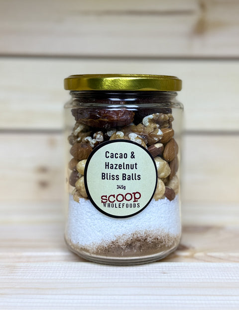 Cacao & Hazelnut Bliss Balls 345g