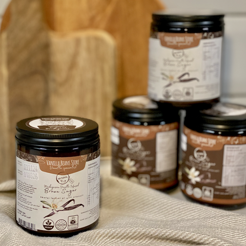 Madagascar Vanilla Infused Brown Sugar, 200g