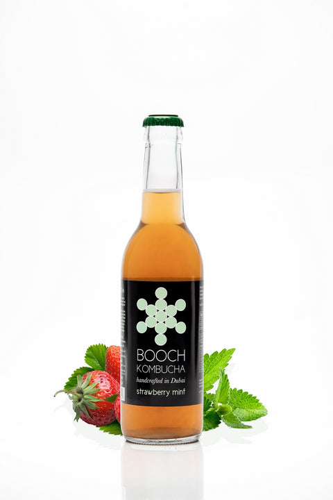 Strawberry Mint Kombucha 300ml