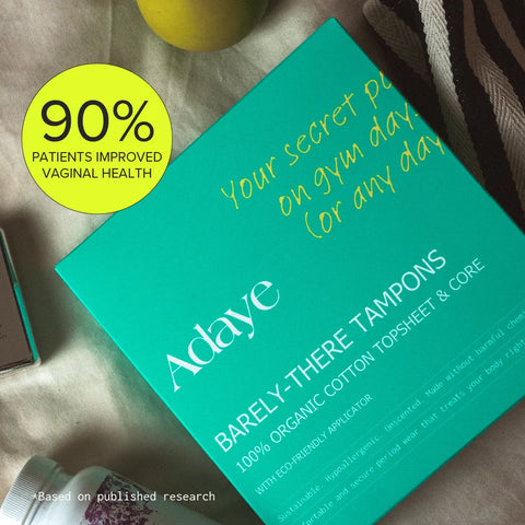 Adaye Organic Cotton Tampons - Regular (Box of 12)