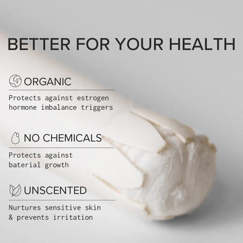 Adaye Organic Cotton Tampons - Light (Box of 12)