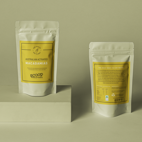 Organic Activated Macadamias 260g