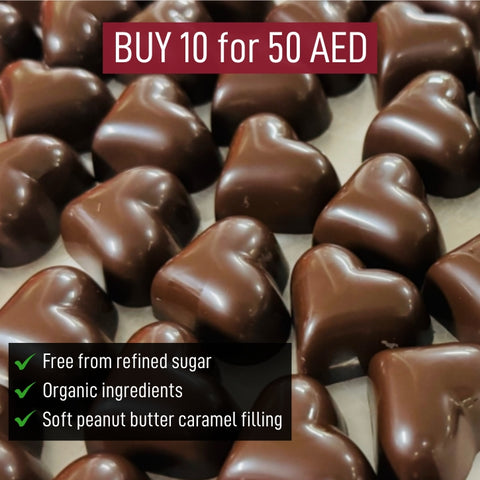 Organic Truffle Peanut Butter Hearts