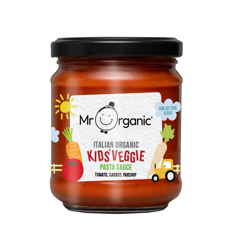 Mr Organic Kids Veggie Pasta Sauce - Tomato, Carrot, Parsnip 200g