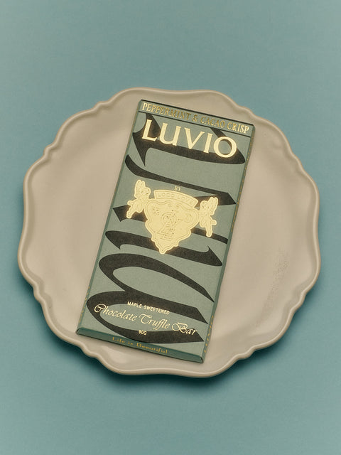 Luvio Peppermint & Cacao Crisp Truffle Chocolate 90g