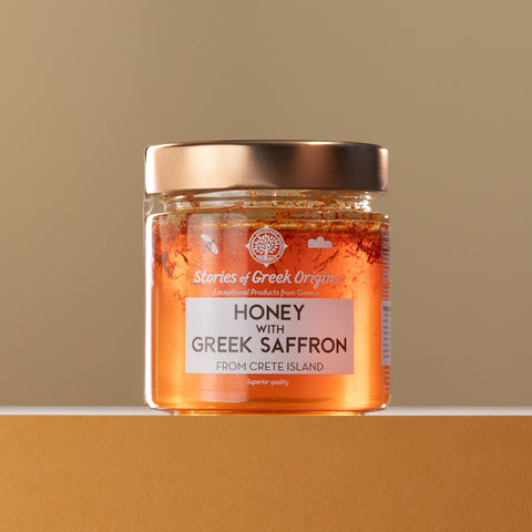 Greek Honey with Saffron 250g