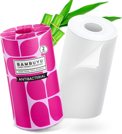 Bambuyu Kitchen Roll, 120 Sheets