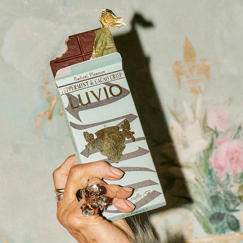 Luvio Peppermint & Cacao Crisp Truffle Chocolate 90g