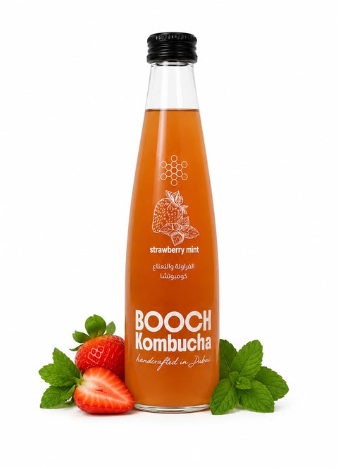 Strawberry Mint Kombucha 330ml