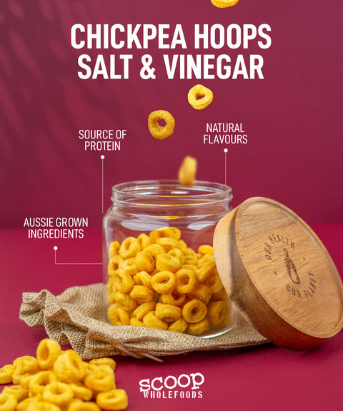 Chickpea Hoops Salt & Vinegar - 100g
