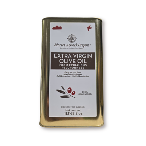 Greek Extra Virgin Olive Oil, Manaki 1L