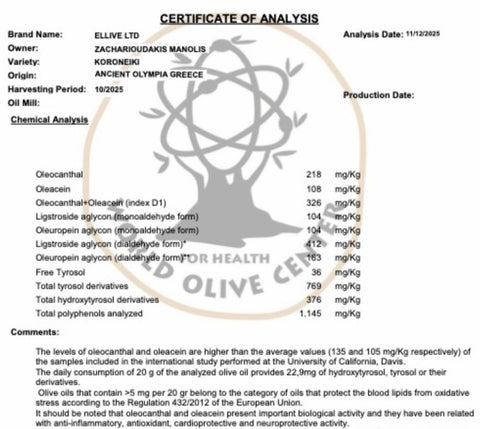 Ellive Ultra Premium Extra Virgin Olive Oil (Greece), 500ml