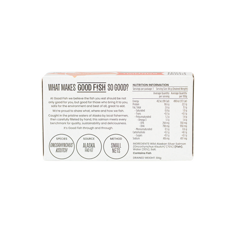 Wild Alaskan Salmon in Brine 120g