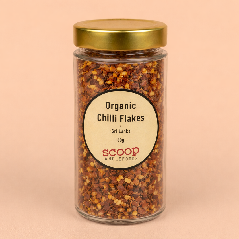 Organic Chilli Flakes 80g – Scoop Wholefoods UAE