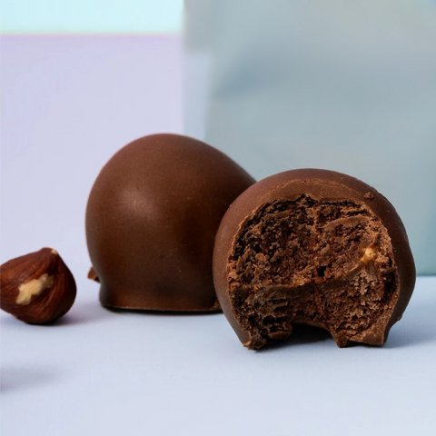 High-Protein Hazelnut Truffles (with Pre+Probiotics) - 100g