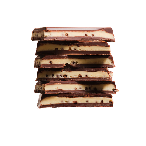 Luvio Peppermint & Cacao Crisp Truffle Chocolate 90g