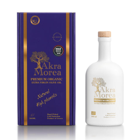 Akra Morea Premium Organic Extra Virgin Olive Oil, 500ml