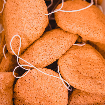 Konjac Facial Sponge Pink Clay