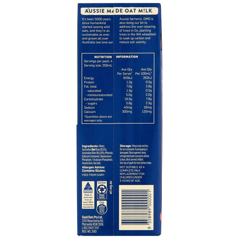 Barista Oat Milk 1L (No Seed Oils)