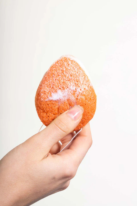 Konjac Facial Sponge Pink Clay